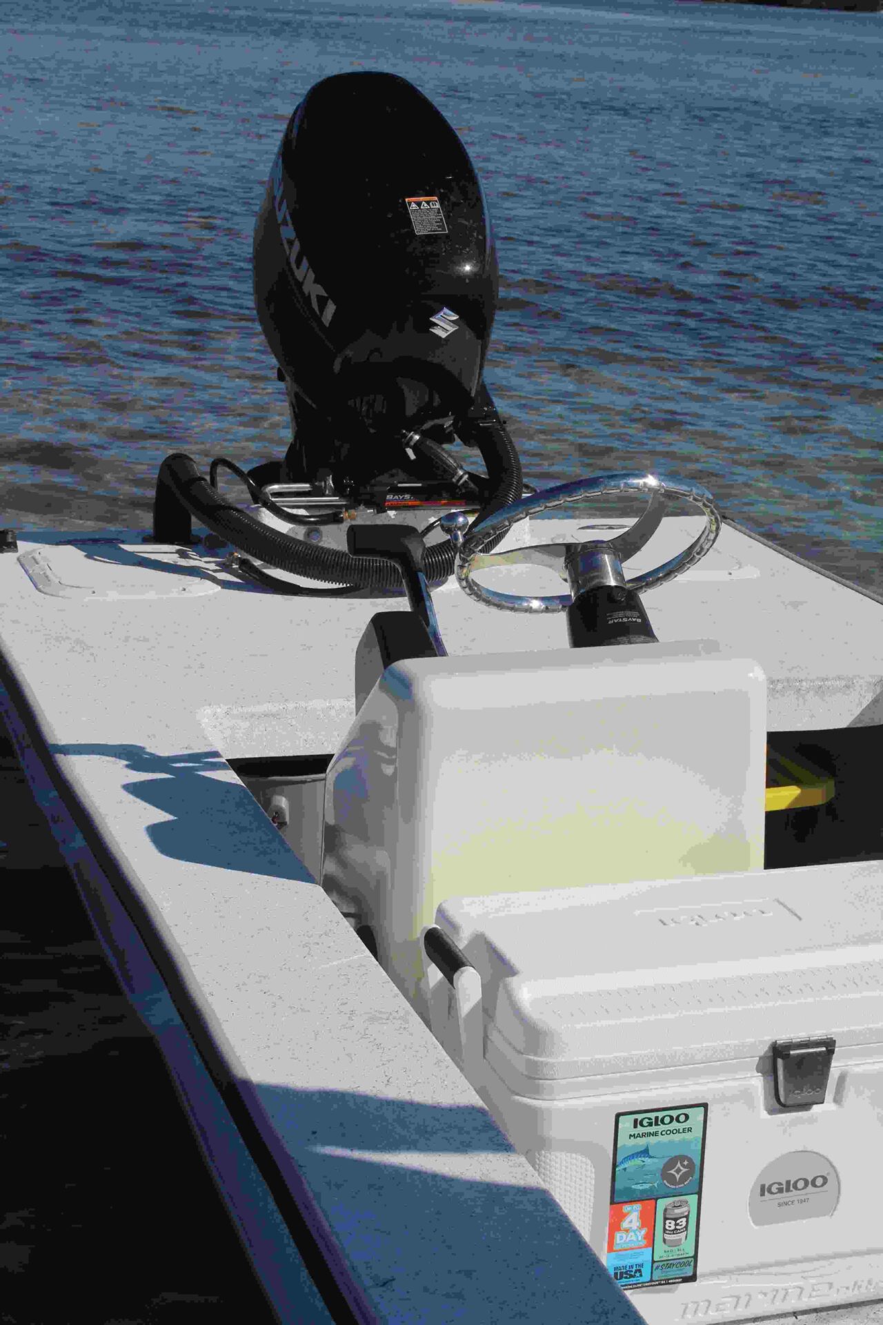 Igloo Marine on a boat